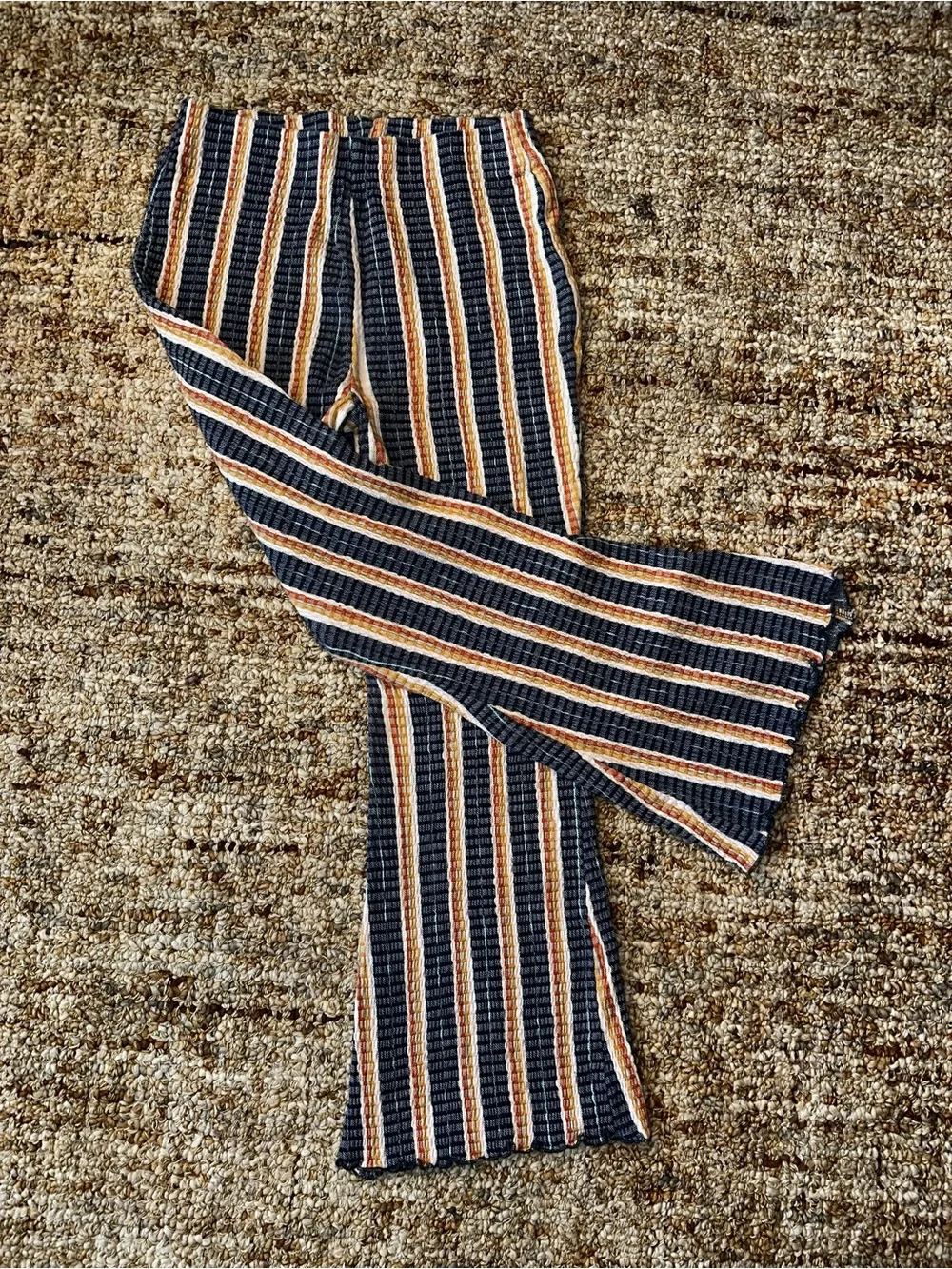 Free People Navy, Women’s Flare Pants